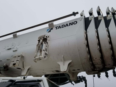Export Logistics & Shipping, Inc. inspects Tadano ATG220 crane